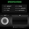 Ipower 12 inch 25 feet  PVC ducting, Black(Environmental protection materials) GLDUCT12X25CPVCBLK - alternate 3